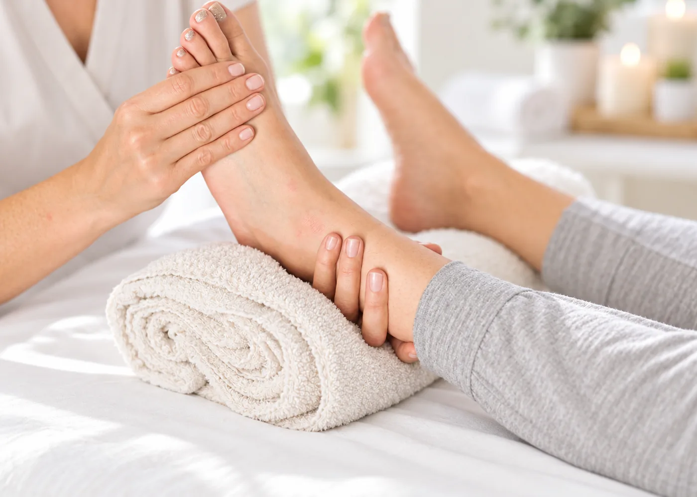 Fußpflege mit entspannender Massage
